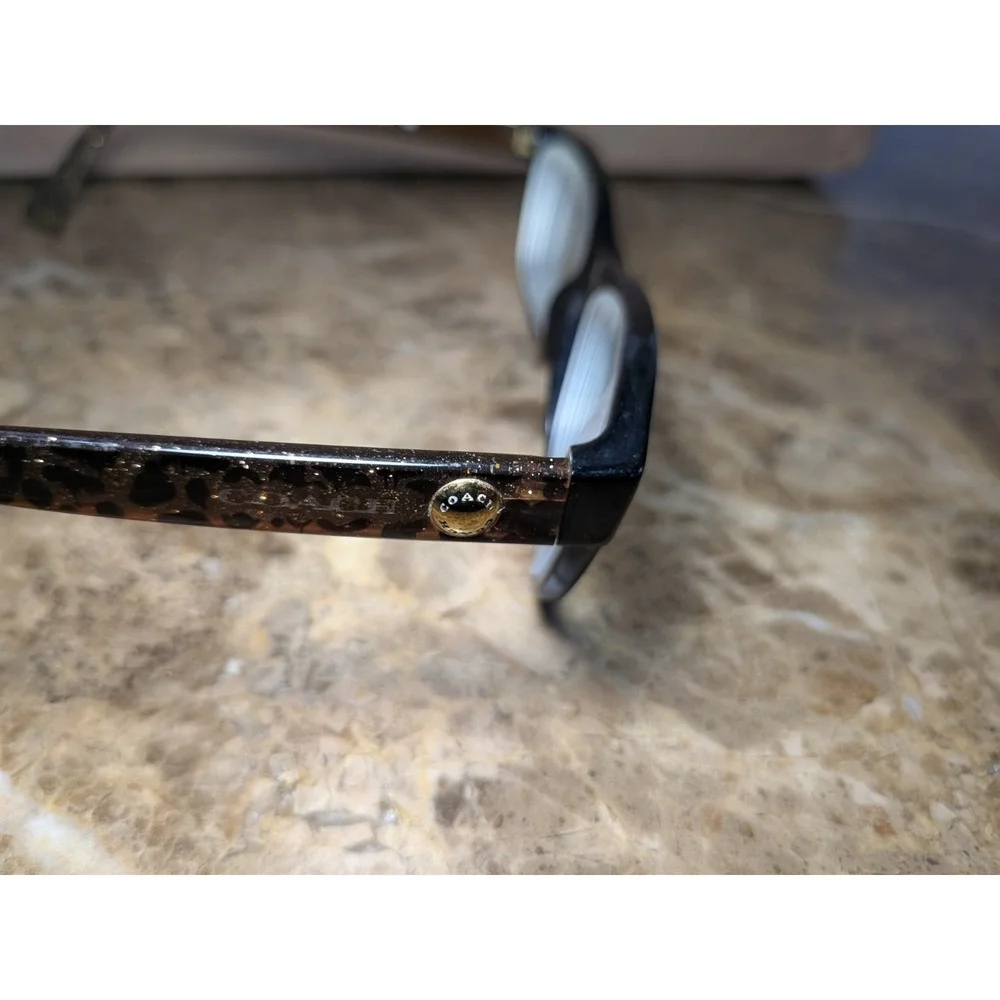 COACH HC 6082 5353 BLACK WILD BEAST BROWN‎ 51-17-135 EYEGLASSES